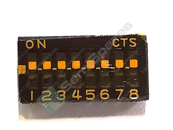 218-8LPSTJ | DIP SPST 8 POSITION SURFACE MOUNT SLIDE (STANDARD) ACTURATOR 25MA 24VDC FLUSH RECESSED J LEAD