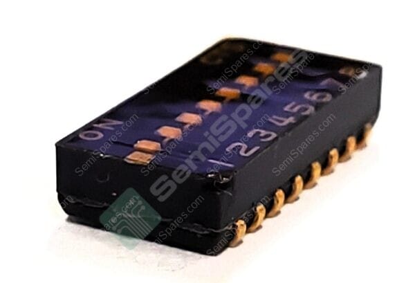 218-8LPSTJ | DIP SPST 8 POSITION SURFACE MOUNT SLIDE (STANDARD) ACTURATOR 25MA 24VDC FLUSH RECESSED J LEAD - Image 2