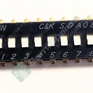 SDA08H1SBD | DIP SWITCH SPST 8 POSITION SURFACE MOUNT SLIDE (STANDARD) ACTUATOR 25MA 24VDC RAISED GULL WING