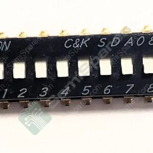 SDA08H1SBD | DIP SWITCH SPST 8 POSITION SURFACE MOUNT SLIDE (STANDARD) ACTUATOR 25MA 24VDC RAISED GULL WING