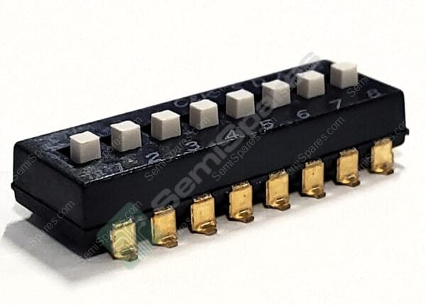 SDA08H1SBD | DIP SWITCH SPST 8 POSITION SURFACE MOUNT SLIDE (STANDARD) ACTUATOR 25MA 24VDC RAISED GULL WING - Image 2