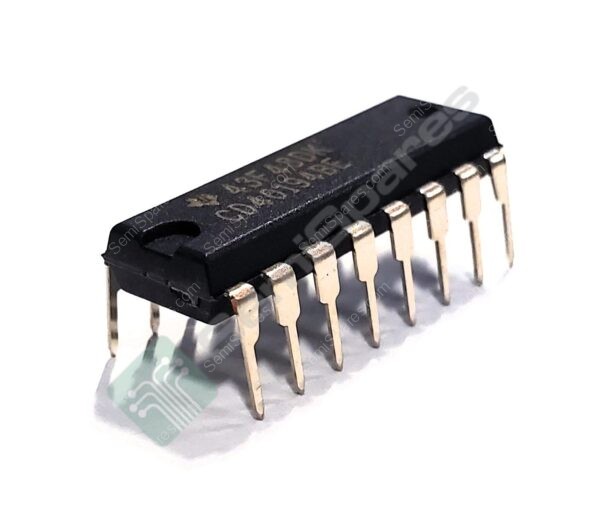 CD40194BE | SHIFT REGISTER BIDIRECTIONAL 1 ELEMENT 4 BIT 16-PDIP PUSH-PULL THROUGH HOLE 3V-18V UNIVERSAL - Image 2