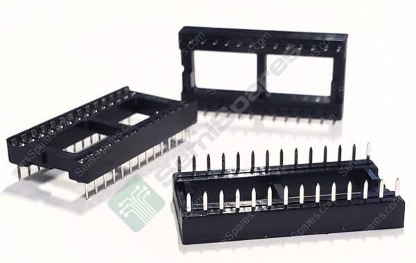 390262-2 | 28 POS DIP 2*14 15.24MM ROW SPACING SOCKET TIN THROUGH HOLE RIGHT ANGLE VERTICAL OPEN FRAME SOLDER - Image 3