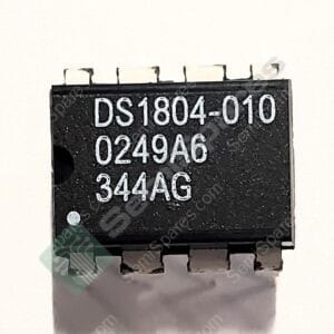 DS1804-010 | DIGITAL POTEMTIOMETER 10K OHM 1 CIRCUIT 100 TAPS UP/DOWN INTERFACE 8-PDIP NON-VOLATILE 2.75V-5.5V THROUGH HOLE