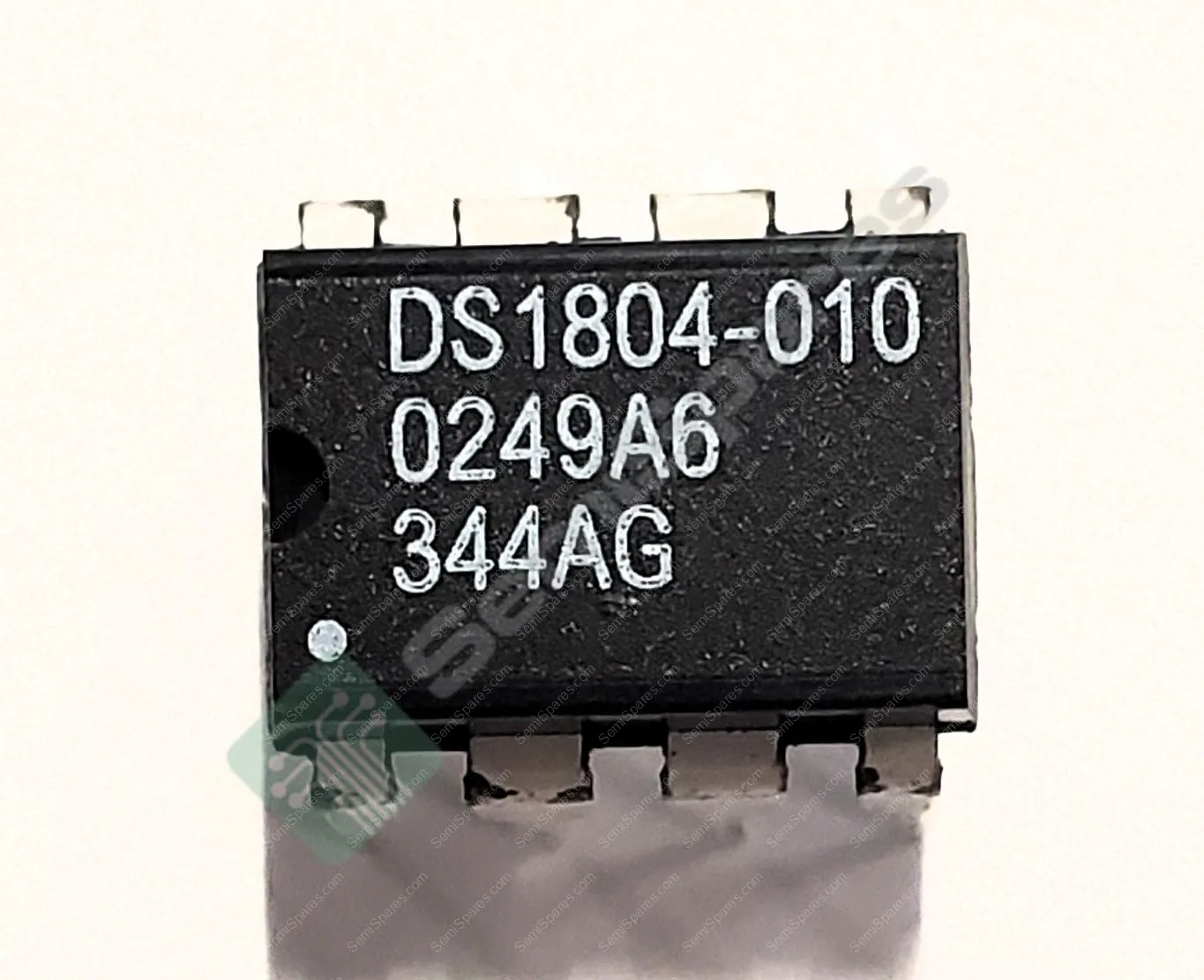 DS1804-010 | DIGITAL POTEMTIOMETER 10K OHM 1 CIRCUIT 100 TAPS UP/DOWN INTERFACE 8-PDIP NON-VOLATILE 2.75V-5.5V THROUGH HOLE