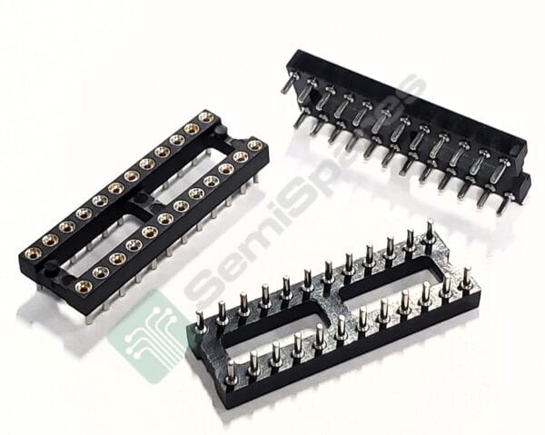 115-93-324-41-001 | 24 (2 X 12) POS DIP 0.3" ROW SPACING SOCKET GOLD THROUGH HOLE OPEN FRAME - Image 3