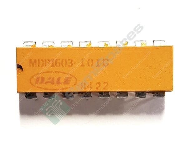 MDP1603-101G | RESISTOR NETWORK THICK FILM 100 OHM 2% 2.25 WATT ISOLATED 16-PIN DIP (17 ORANGE, 5 BLACK)