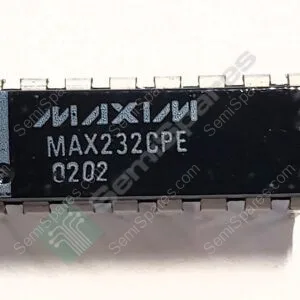 MAX232CPE | 2/2 TRANSRECEIVER FULL RS 232 16-PDIP 4.5V-5.5V THROUGH HOLE
