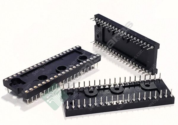 ICA-406-S-TG | IC COMPONENT SOCKET DIP/SIP SOCKET THROUGH HOLE SCREW MACHINE CLOSED BODY BLACK - Image 3