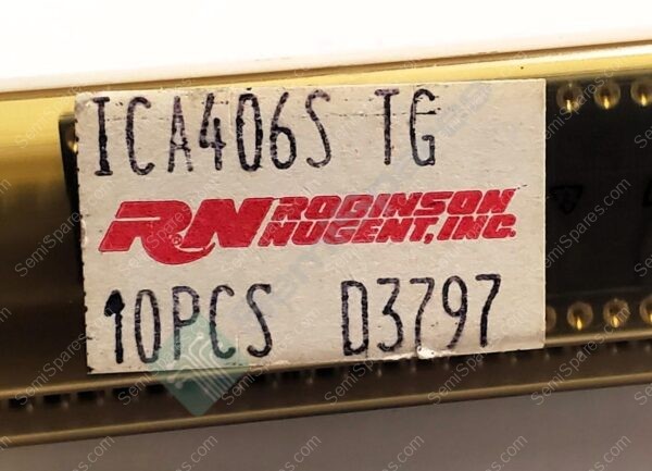 ICA-406-S-TG | IC COMPONENT SOCKET DIP/SIP SOCKET THROUGH HOLE SCREW MACHINE CLOSED BODY BLACK - Image 4
