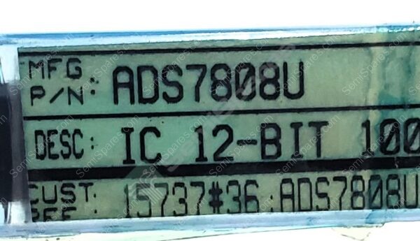 ADS7808U | 12 BIT ANALOG TO DIGITAL CONVERTER 1 INPUT 1 SAR 20-SOIC SINGLE ENDED 5V SURFACE MOUNT - Image 4