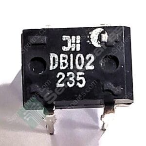 DB102 | BRIDGE RECTIFIER SINGLE PHASE STANDARD 100V THROUGH HOLE DB-M