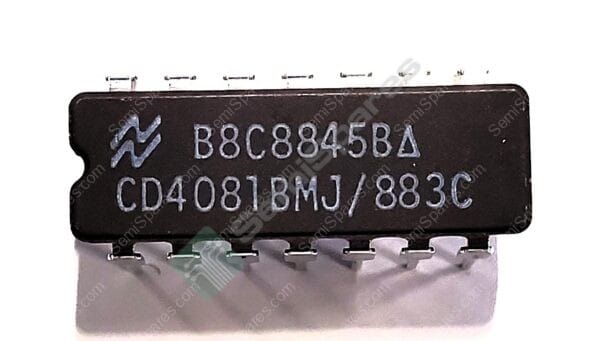 CD4081BMJ/883C | QUAD 2-INPUT LOGIC IC 3V-18V CMOS THROUGH HOLE DIP-14 BUFFERED B-SERIES