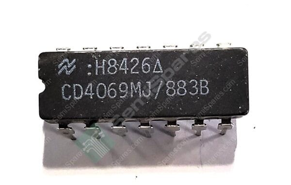 CD4069MJ/883B | IC LOGIC GATE HEX INVERTER 14 PIN CERAMIC