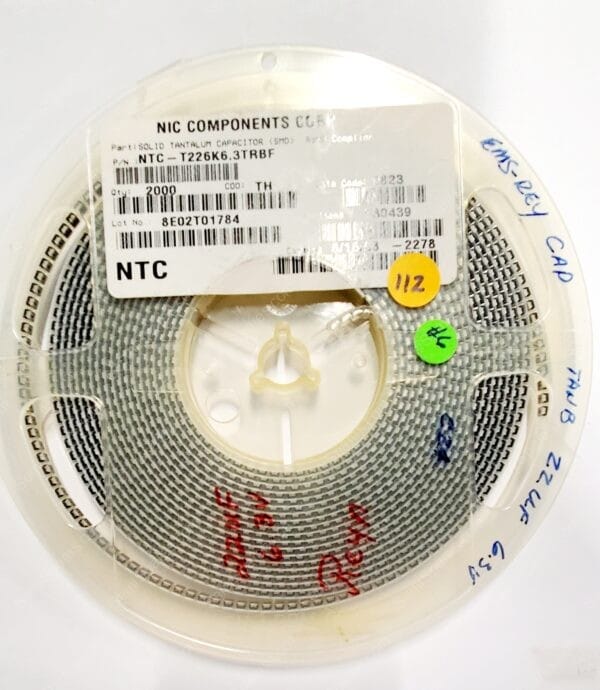NTC-T226K6.3TRBF | SURFACE MOUNT TANTALUM CAP 22UF 6.3V 10% - Image 4