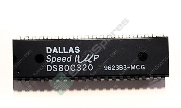 DS80C320-MCG | 8051 80C MICROCONTROLLER IC 8-BIT 25MHZ ROMLESS 40-PDIP POWER-FAIL RESET WDT 4.5V-5.5V