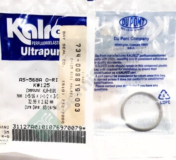 AS-5684 K#125 COMPOUND KLR-8101 | O-RING COMPOUND KLR-8101 1-5/16 x 1-1/2 x 3/32 32.99x 2.62MM