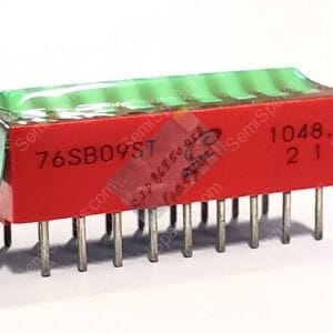 76SB09ST | DIP SWITCH SPST 9 POSITION THROUGH HOLE ROCKER ACTUATOR 150MA 30VDC RAISED THROUGH HOLE PC PIN TAPE SEAL