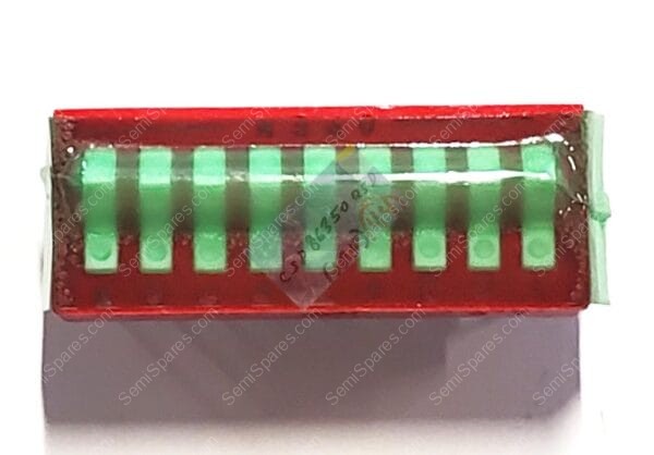 76SB09ST | DIP SWITCH SPST 9 POSITION THROUGH HOLE ROCKER ACTUATOR 150MA 30VDC RAISED THROUGH HOLE PC PIN TAPE SEAL - Image 2