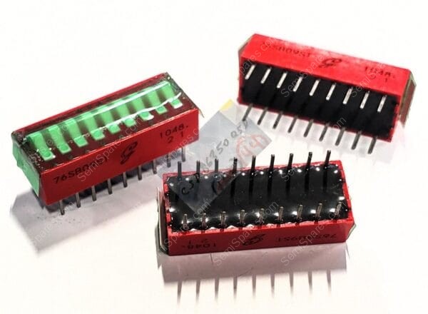 76SB09ST | DIP SWITCH SPST 9 POSITION THROUGH HOLE ROCKER ACTUATOR 150MA 30VDC RAISED THROUGH HOLE PC PIN TAPE SEAL - Image 3