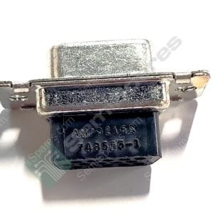 748565-1 | RECEPTACLE FOR FEMALE CONTACTS HOUSING D-SUB HIGH DENSITY CONNECTOR 15 POSITION FREE HANGING BLACK