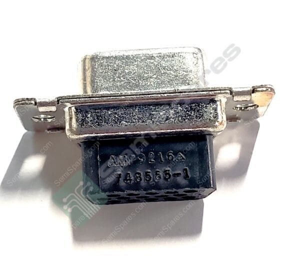 748565-1 | RECEPTACLE FOR FEMALE CONTACTS HOUSING D-SUB HIGH DENSITY CONNECTOR 15 POSITION FREE HANGING BLACK