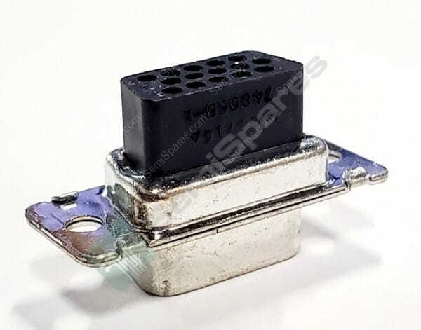 748565-1 | RECEPTACLE FOR FEMALE CONTACTS HOUSING D-SUB HIGH DENSITY CONNECTOR 15 POSITION FREE HANGING BLACK - Image 2