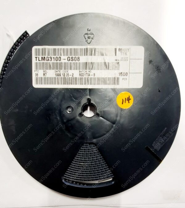 TLMG3100-GS08 | LED GREEN CLEAR 2PLCC SMD DISCRETE 2.2V 2-SMD J-LEAD - Image 4