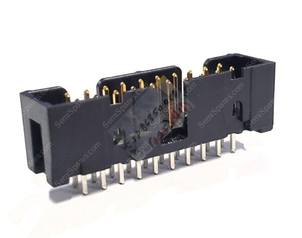 N2520-6002-RB | CONNECTOR HEADER THROUGH HOLE 20 POSITION 0.100" MALE PIN SHROUDED 4 WALL PUSH PULL SOLDER KEYING SLOT