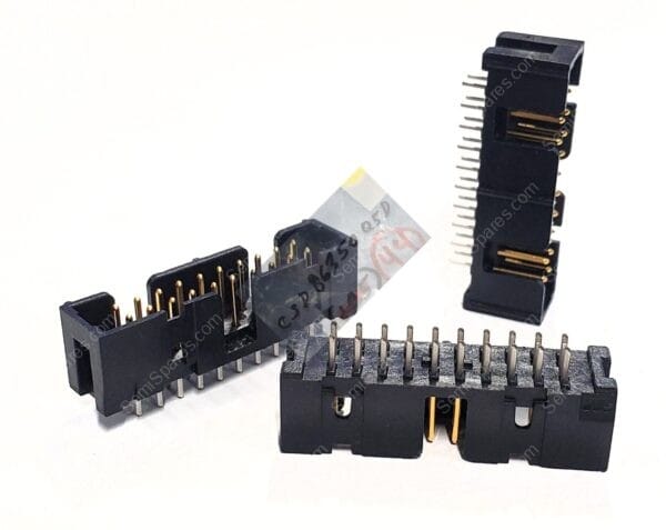 N2520-6002-RB | CONNECTOR HEADER THROUGH HOLE 20 POSITION 0.100" MALE PIN SHROUDED 4 WALL PUSH PULL SOLDER KEYING SLOT - Image 3