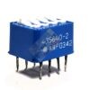 435640-2 | DIP SWITCH SPST 4 POSITION THROUGH HOLE ROCKER ACTUATOR 60MA 5VDC RAISED PC PIN