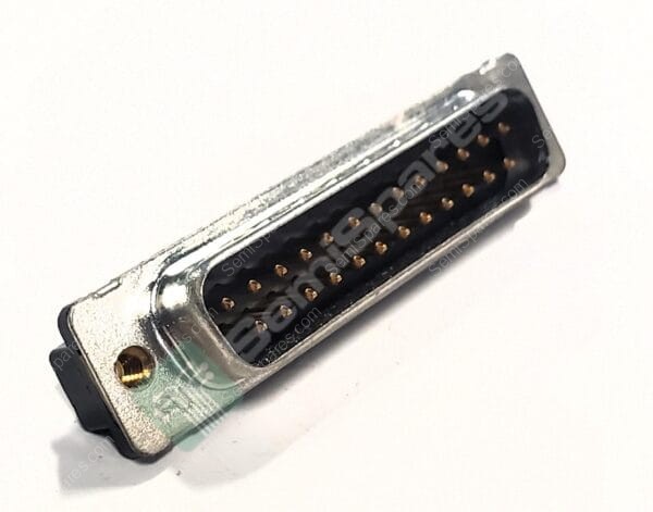 745968-8 | 25 POSITION D-SUB PLUG MALE PINS CONNECTOR THROUGH HOLE HOUSING SHELL SOLDER GROUNDING INDENTS - Image 3
