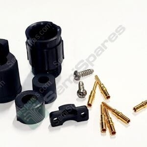 5380-6PG-521 | 6 POSITION CIRCULAR CONNECTOR RECEPTACLE MALE PINS CRIMP FREE HANGINNG BAYONET LOCK PLASTIC BACKSHELL CABLE CLAMP