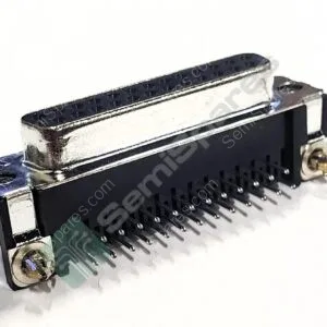 747846-3 | 25 POSITION D-SUB RECEPTACLE FEMALE SOCKETS CONNECTOR THROUGH HOLE RIGHT ANGLE SOLDER HOUSING SHELL 125V