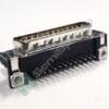 5747238-4 | 25 POSITION D-SUB PLUG MALE PINS CONNECTOR THROUGH HOLE RIGHT ANGLE HOUSING SHELL SOLDER 125V GROUNDING STRAP