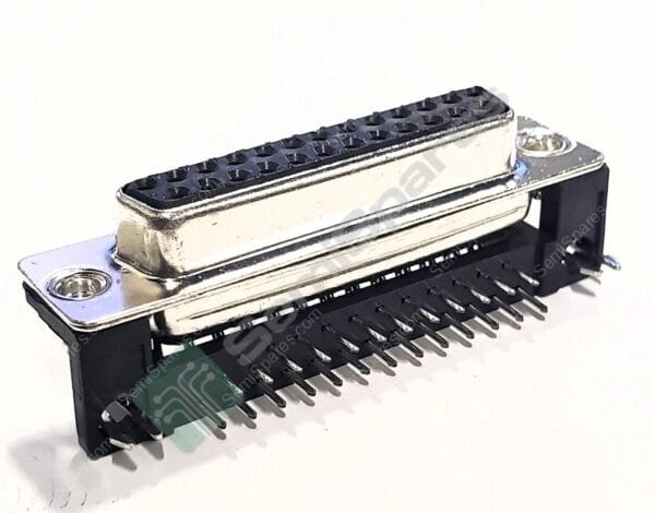 FCC17B25SA410 | 25 POSITION D-SUB RECEPTACLE FEMALE SOCKETS CONNECTOR THROUGH HOLE RIGHT ANGLE HOUSING SHELL 4-40 SOLDER 200V - Image 2