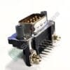 747840-6 | 9 POSITION D-SUB PLUG MALE OINS CONNECTOR THROUGH HOLE RIGHT ANGLE MATING SIDE FEMALE SCREWLOCK 125V