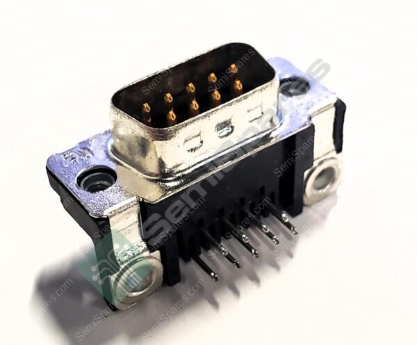 747250-2 | 9 POSITION D-SUB PLUG MALE PINS CONNECTOR THROUGH HOLE RIGHT ANGLE HOUSING SHELL UNTHREADED 125V