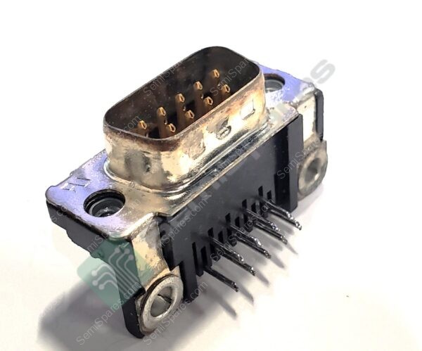 747250-3 | 9 POSITION D-SUB PLUG MALE PINS CONNECTOR THROUGH HOLE RIGHT ANGLE HOUSING SHELL 4-40 SOLDER 125V TIN PLATED