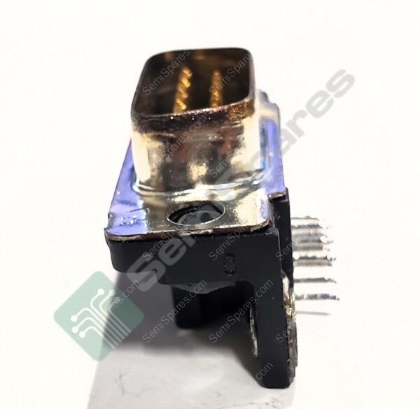 747250-3 | 9 POSITION D-SUB PLUG MALE PINS CONNECTOR THROUGH HOLE RIGHT ANGLE HOUSING SHELL 4-40 SOLDER 125V TIN PLATED - Image 3