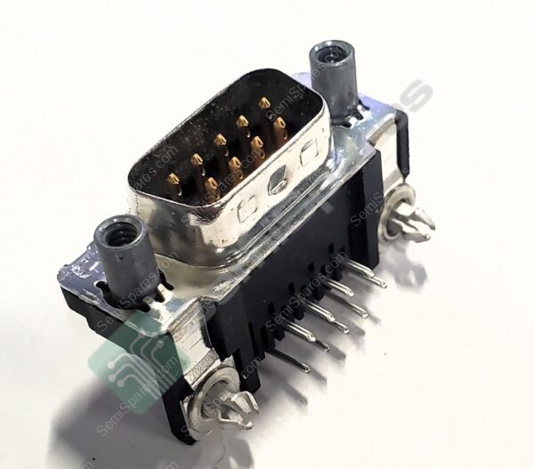 5747840-6 | 9 POSITION D-SUB PLUG MALE OINS CONNECTOR THROUGH HOLE RIGHT ANGLE MATING SIDE FEMALE SCREWLOCK 125V