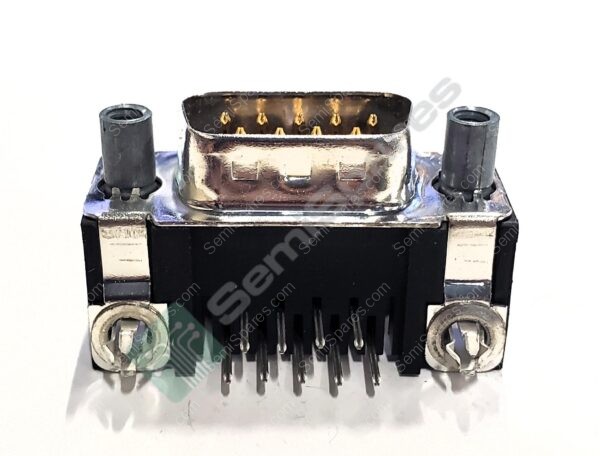 5747840-6 | 9 POSITION D-SUB PLUG MALE OINS CONNECTOR THROUGH HOLE RIGHT ANGLE MATING SIDE FEMALE SCREWLOCK 125V - Image 3