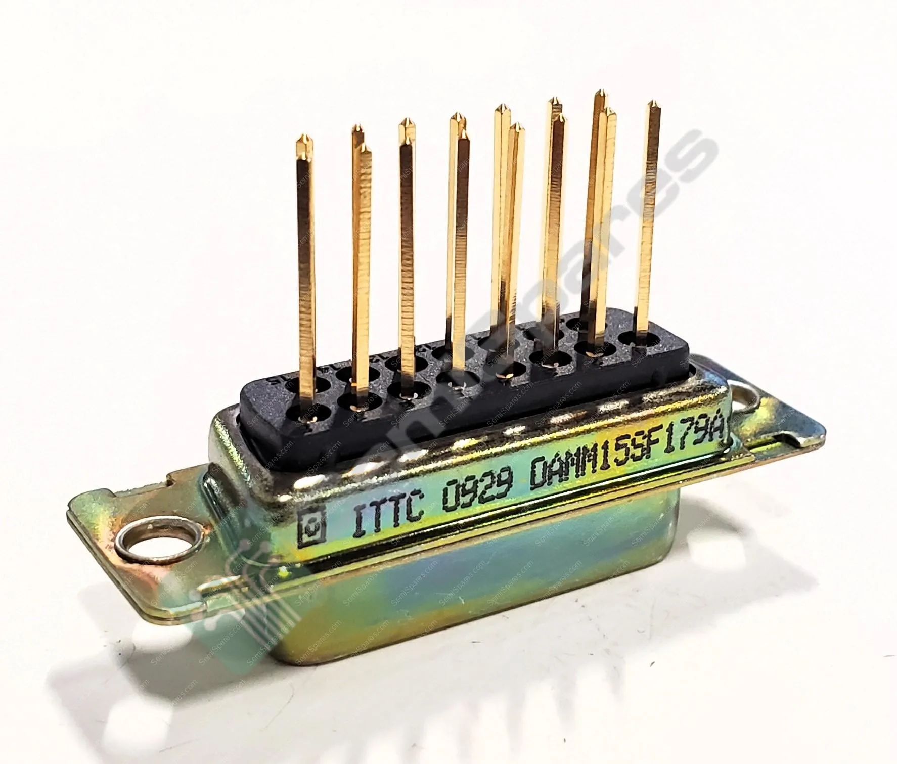 DAMM15SF179A | PANEL MOUNT THROUGH HOLE HOUSING SHELL UNTHREADED WIRE WRAP GOLD 7.5A