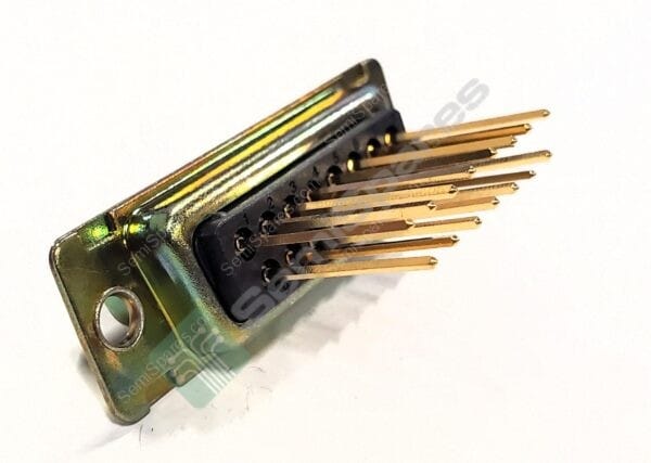 DAMM15SF179A | PANEL MOUNT THROUGH HOLE HOUSING SHELL UNTHREADED WIRE WRAP GOLD 7.5A - Image 2