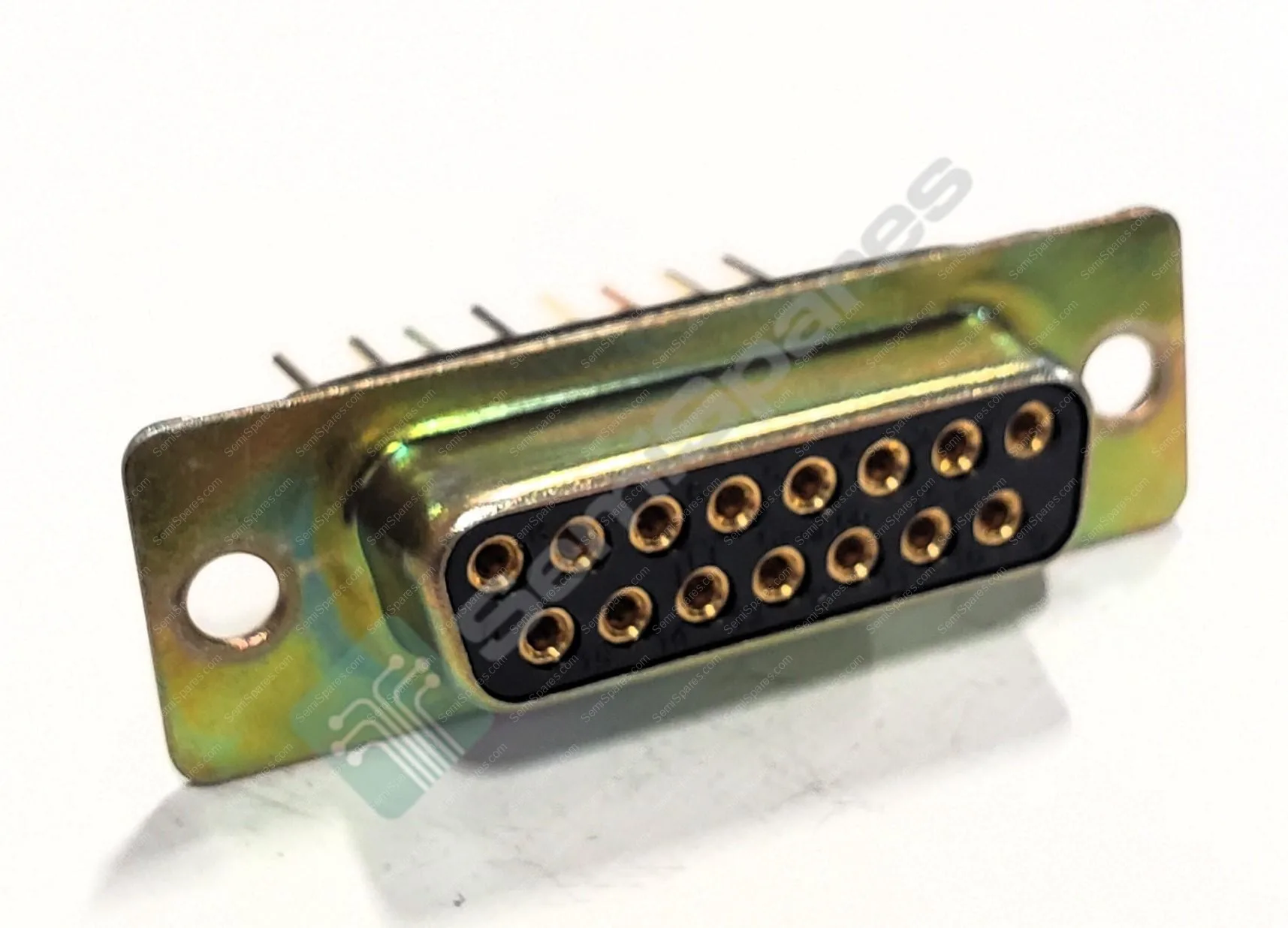 DAMM15SF179A | PANEL MOUNT THROUGH HOLE HOUSING SHELL UNTHREADED WIRE WRAP GOLD 7.5A - Image 3