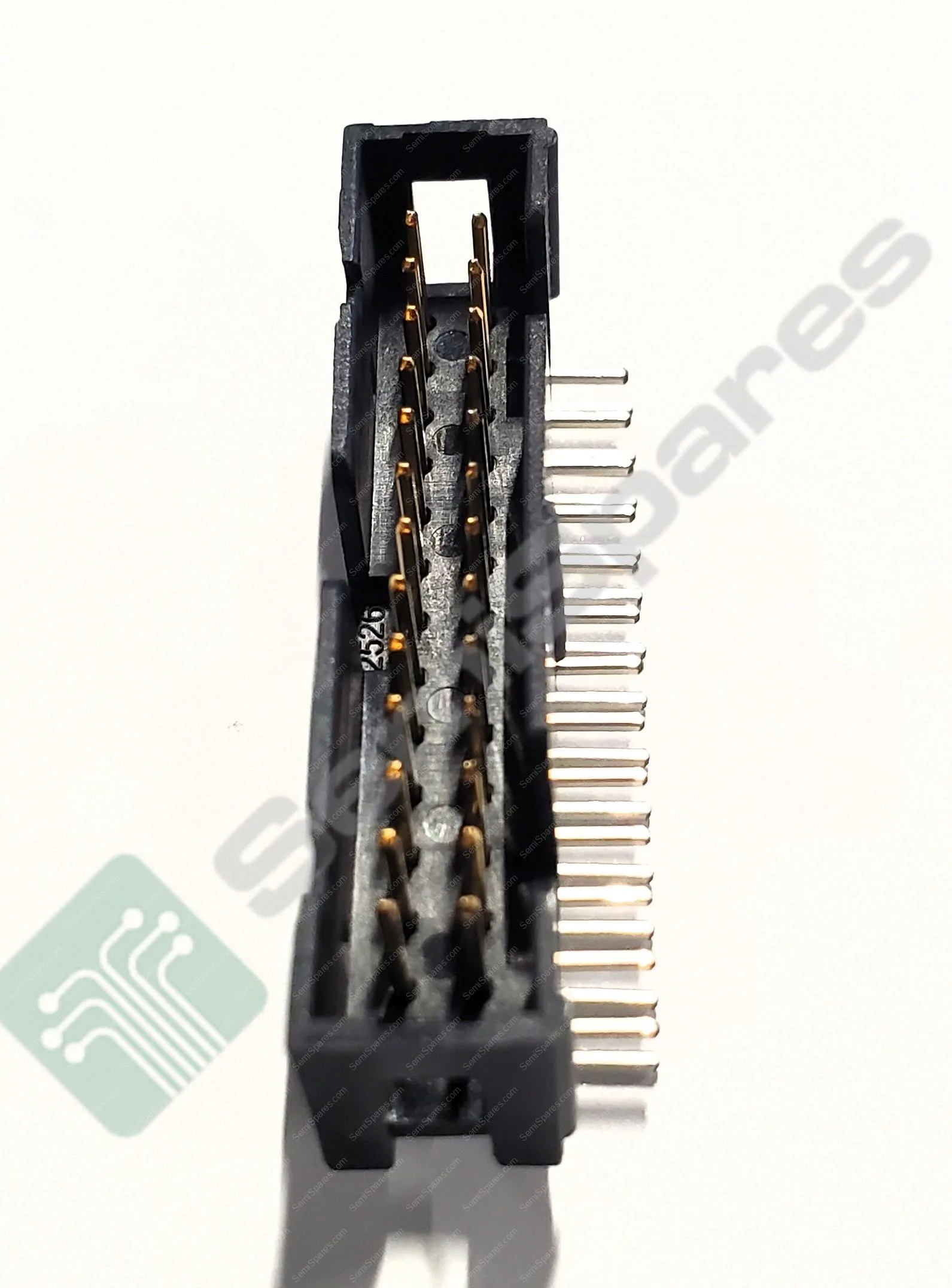 N2526-5002-RB | 2.54MM MALE PIN BOARD TO BOARD SHROUDED 4 WALL SOLDER PUSH PULL KEYING SLOT 1.75A - Image 3