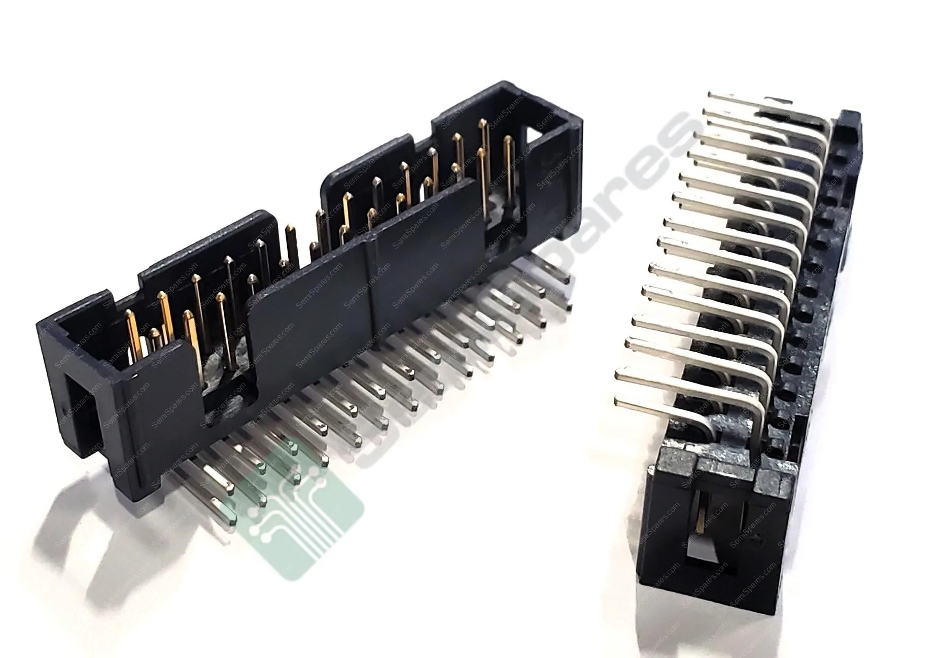 N2526-5002-RB | 2.54MM MALE PIN BOARD TO BOARD SHROUDED 4 WALL SOLDER PUSH PULL KEYING SLOT 1.75A - Image 4