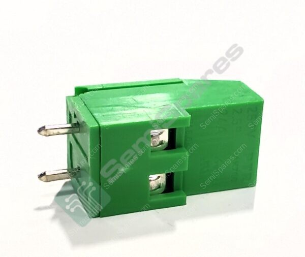 ED700/2 | 2 POSITION WIRE TO BOARD TERMINAL BLOCK HORIZONTAL WITH BOARD 5.00MM THROUGH HOLE 300V RISING CAGE CLAMP GREEN - Image 2