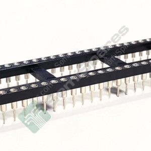 ICM-648-1-GT-HT | 48 (2x24) POSITION DIP 0.6" ROW SPACING SOCKET GOLD THROUGH HOLE OPEN FRAME SOLDER TIN 3A