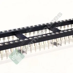 ICM-648-1-GT-HT | 48 (2x24) POSITION DIP 0.6" ROW SPACING SOCKET GOLD THROUGH HOLE OPEN FRAME SOLDER TIN 3A